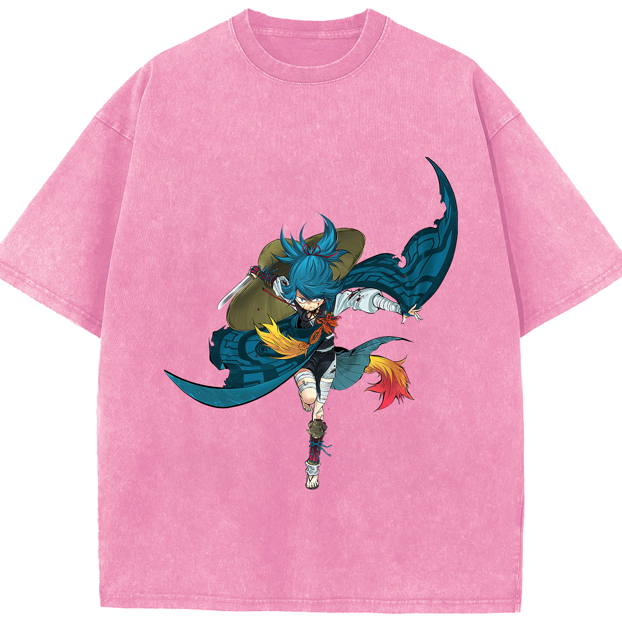 （画像用） 刀剣乱舞 Touken Ranbu 綿100% ヴィンテージ風 半袖Tシャツ（フロントプリント）
